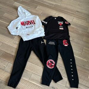 Marvel / NBA Jogger set & Nike Jogger pants 10/12
